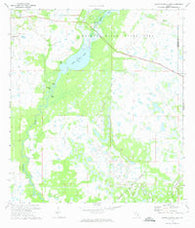 Lower Myakka Lake Florida Historical topographic map, 1:24000 scale, 7.5 X 7.5 Minute, Year 1973