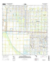 Loxahatchee Florida Current topographic map, 1:24000 scale, 7.5 X 7.5 Minute, Year 2015