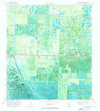 Loxahatchee Florida Historical topographic map, 1:24000 scale, 7.5 X 7.5 Minute, Year 1971