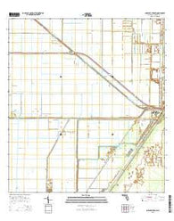 Loxahatchee NW Florida Current topographic map, 1:24000 scale, 7.5 X 7.5 Minute, Year 2015