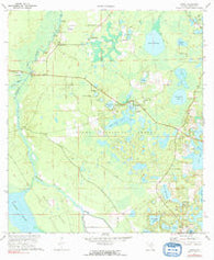 Lynne Florida Historical topographic map, 1:24000 scale, 7.5 X 7.5 Minute, Year 1970