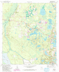 Lynne Florida Historical topographic map, 1:24000 scale, 7.5 X 7.5 Minute, Year 1970