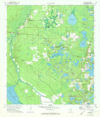 Lynne Florida Historical topographic map, 1:24000 scale, 7.5 X 7.5 Minute, Year 1970