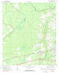 Macclenny West Florida Historical topographic map, 1:24000 scale, 7.5 X 7.5 Minute, Year 1972