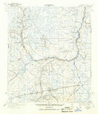 Macclenny Florida Historical topographic map, 1:62500 scale, 15 X 15 Minute, Year 1917