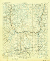 Macclenny Florida Historical topographic map, 1:62500 scale, 15 X 15 Minute, Year 1918