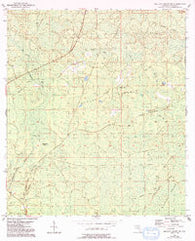 Mallory Swamp NW Florida Historical topographic map, 1:24000 scale, 7.5 X 7.5 Minute, Year 1954