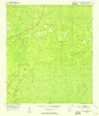 Mallory Swamp NW Florida Historical topographic map, 1:24000 scale, 7.5 X 7.5 Minute, Year 1954