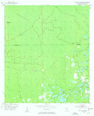 Mallory Swamp SE Florida Historical topographic map, 1:24000 scale, 7.5 X 7.5 Minute, Year 1954