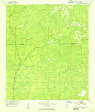 Mallory Swamp SW Florida Historical topographic map, 1:24000 scale, 7.5 X 7.5 Minute, Year 1954