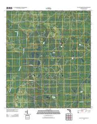 Mallory Swamp NW Florida Historical topographic map, 1:24000 scale, 7.5 X 7.5 Minute, Year 2012