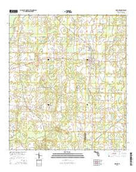 Malone Florida Current topographic map, 1:24000 scale, 7.5 X 7.5 Minute, Year 2015