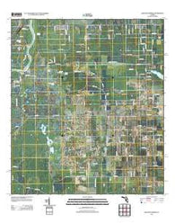 Manatee Springs Florida Historical topographic map, 1:24000 scale, 7.5 X 7.5 Minute, Year 2012