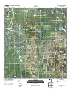Manatee Springs Florida Historical topographic map, 1:24000 scale, 7.5 X 7.5 Minute, Year 2012