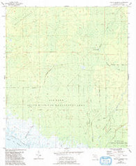 Manlin Hammock Florida Historical topographic map, 1:24000 scale, 7.5 X 7.5 Minute, Year 1955