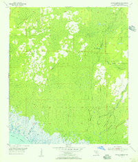 Manlin Hammock Florida Historical topographic map, 1:24000 scale, 7.5 X 7.5 Minute, Year 1955