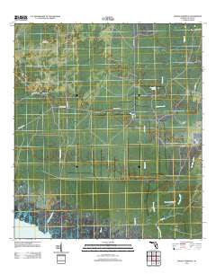 Manlin Hammock Florida Historical topographic map, 1:24000 scale, 7.5 X 7.5 Minute, Year 2012