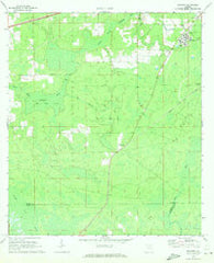 Manning Florida Historical topographic map, 1:24000 scale, 7.5 X 7.5 Minute, Year 1970