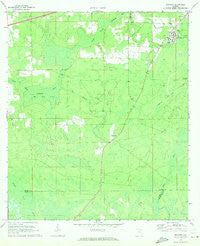 Manning Florida Historical topographic map, 1:24000 scale, 7.5 X 7.5 Minute, Year 1970