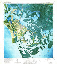 Marco Island Florida Historical topographic map, 1:24000 scale, 7.5 X 7.5 Minute, Year 1973