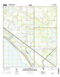 Marcy Florida Current topographic map, 1:24000 scale, 7.5 X 7.5 Minute, Year 2015