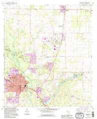 Marianna Florida Historical topographic map, 1:24000 scale, 7.5 X 7.5 Minute, Year 1994