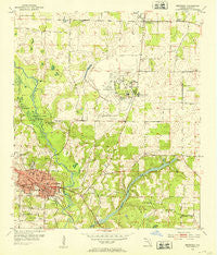 Marianna Florida Historical topographic map, 1:24000 scale, 7.5 X 7.5 Minute, Year 1952