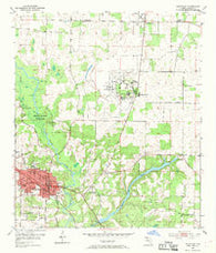 Marianna Florida Historical topographic map, 1:24000 scale, 7.5 X 7.5 Minute, Year 1952
