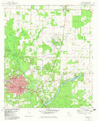 Marianna Florida Historical topographic map, 1:24000 scale, 7.5 X 7.5 Minute, Year 1982