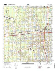 Marietta Florida Current topographic map, 1:24000 scale, 7.5 X 7.5 Minute, Year 2015