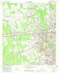 Marietta Florida Historical topographic map, 1:24000 scale, 7.5 X 7.5 Minute, Year 1964