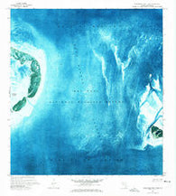 Marquesas Keys East Florida Historical topographic map, 1:24000 scale, 7.5 X 7.5 Minute, Year 1971