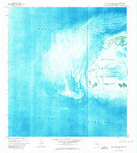 Marquesas Keys West Florida Historical topographic map, 1:24000 scale, 7.5 X 7.5 Minute, Year 1971