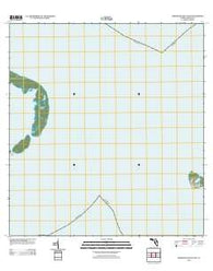 Marquesas Keys East Florida Historical topographic map, 1:24000 scale, 7.5 X 7.5 Minute, Year 2012