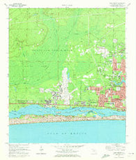 Mary Esther Florida Historical topographic map, 1:24000 scale, 7.5 X 7.5 Minute, Year 1970
