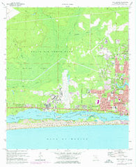 Mary Esther Florida Historical topographic map, 1:24000 scale, 7.5 X 7.5 Minute, Year 1970
