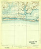 Mary Esther Florida Historical topographic map, 1:62500 scale, 15 X 15 Minute, Year 1938
