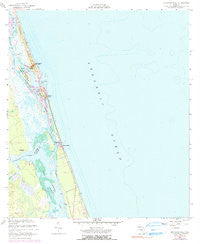 Matanzas Inlet Florida Historical topographic map, 1:24000 scale, 7.5 X 7.5 Minute, Year 1956