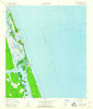 Matanzas Inlet Florida Historical topographic map, 1:24000 scale, 7.5 X 7.5 Minute, Year 1956
