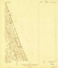 Matanzas Florida Historical topographic map, 1:48000 scale, 15 X 15 Minute, Year 1927