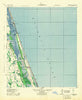 Matanzas Florida Historical topographic map, 1:62500 scale, 15 X 15 Minute, Year 1944