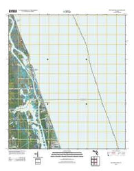 Matanzas Inlet Florida Historical topographic map, 1:24000 scale, 7.5 X 7.5 Minute, Year 2012