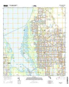 Matlacha Florida Current topographic map, 1:24000 scale, 7.5 X 7.5 Minute, Year 2015