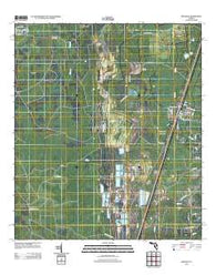 Maxville Florida Historical topographic map, 1:24000 scale, 7.5 X 7.5 Minute, Year 2012