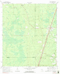 Maxville Florida Historical topographic map, 1:24000 scale, 7.5 X 7.5 Minute, Year 1970