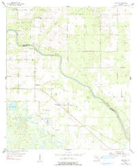 Mayo SE Florida Historical topographic map, 1:24000 scale, 7.5 X 7.5 Minute, Year 1955