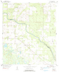 Mayo SE Florida Historical topographic map, 1:24000 scale, 7.5 X 7.5 Minute, Year 1955