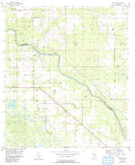 Mayo SE Florida Historical topographic map, 1:24000 scale, 7.5 X 7.5 Minute, Year 1955