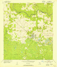Mayo Florida Historical topographic map, 1:24000 scale, 7.5 X 7.5 Minute, Year 1955