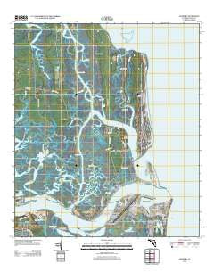 Mayport Florida Historical topographic map, 1:24000 scale, 7.5 X 7.5 Minute, Year 2012